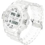 Weiße Militär 3 Bar wasserdichte Wasserdichte Herrenarmbanduhren mit Digital-Zifferblatt mit Multifunktion mit Kunststoff-Uhrenglas zum Sport 