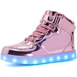 Rosa LED Schuhe & Blink Schuhe für Kinder Übergrößen 