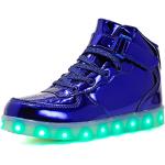 Blaue LED Schuhe & Blink Schuhe für Kinder Größe 39 