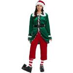 Grüne Weihnachtself-Kostüme & Weihnachtswichtel-Kostüme für Damen Größe S 
