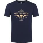 Weiße Peaky Blinders T-Shirts für Herren Größe 4 XL 