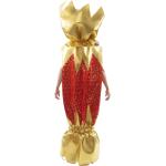Unisex Riesen Weihnachtsknallbonbon Rot u. Gold Maskenkostüm