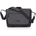 Graue Melierte Elegante Laptoptaschen & Notebooktaschen mit Reißverschluss gepolstert 