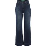 Blaue Casual United Colors of Benetton Stretch-Jeans mit Reißverschluss aus Baumwolle für Damen 