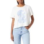 Weiße United Colors of Benetton T-Shirts aus Baumwolle für Damen Größe S 