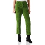Dunkelgrüne United Colors of Benetton Cordhosen mit Reißverschluss aus Baumwolle für Damen Größe M 