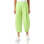 Grüne United Colors of Benetton Leinenhosen aus Leinen für Damen Größe XS 
