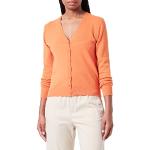 Reduzierte Orange United Colors of Benetton Damencardigans aus Wolle Größe S 