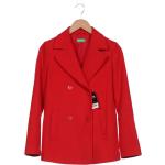 Reduzierte Rote United Colors of Benetton Wollmäntel aus Wolle für Damen Größe S 