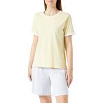 United Colors of Benetton Damen Pig(t 3bvg3p01v Pyjamaset, Shirt gelb Shorts grau 004, M