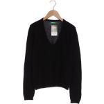 Schwarze United Colors of Benetton Wollpullover aus Wolle für Damen Größe S 
