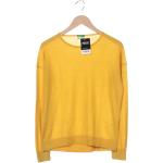 Gelbe United Colors of Benetton Kaschmir-Pullover aus Wolle für Damen Größe S 