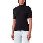 Reduzierte Schwarze United Colors of Benetton Rollkragen Kaschmir-Pullover aus Wolle für Damen Größe XL 