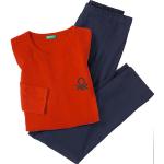Reduzierte Rote United Colors of Benetton Herrenschlafanzüge & Herrenpyjamas aus Samt Größe XXL 