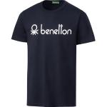 Reduzierte Marineblaue United Colors of Benetton T-Shirts für Herren Größe M 