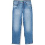 Reduzierte United Colors of Benetton Straight Leg Jeans aus Denim für Damen Größe XXL 