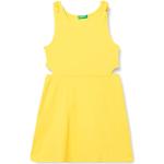 Gelbe Unifarbene United Colors of Benetton Kinderkleider aus Baumwolle für Mädchen Größe 170 