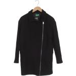 Reduzierte Schwarze United Colors of Benetton Wollmäntel aus Wolle für Damen Größe XS für den für den Winter 