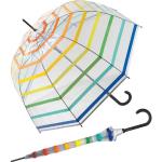 Bunte United Colors of Benetton Durchsichtige Regenschirme durchsichtig mit Klettverschluss 