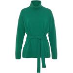 Reduzierte Weiße United Colors of Benetton Rollkragen Strickpullover für Damen 