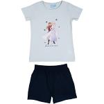 Bunte United Labels Die Eiskönigin Bio Kinderschlafanzüge & Kinderpyjamas aus Baumwolle für Mädchen Größe 134 