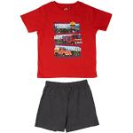 Rote United Labels Feuerwehrmann Sam Bio Kinderschlafanzüge & Kinderpyjamas aus Baumwolle für Jungen Größe 98 