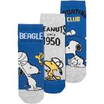 Blaue United Labels Die Peanuts Snoopy Damensocken & Damenstrümpfe Größe 37 3-teilig 