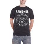 Schwarze Bravado Ramones Herrenbandshirts Größe S 