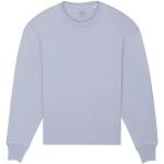 Pastellblaue Fischgrät University of Soul Bio Nachhaltige Herrensweatshirts aus Baumwolle Größe M 