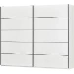 Weiße Uno 2-türige Kleiderschränke Breite 250-300cm, Höhe 200-250cm, Tiefe 50-100cm 