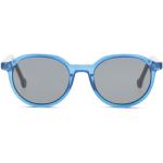 Blaue Panto-Brillen aus Kunststoff 