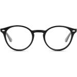 Schwarze Panto-Brillen aus Kunststoff für Damen 