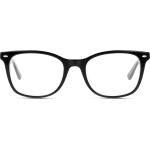 Schwarze Runde Panto-Brillen aus Kunststoff für Herren 
