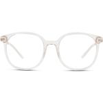 Weiße Vollrand Brillen aus Kunststoff für Herren 