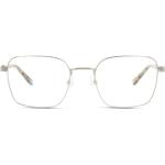 Silberne Runde Brillenfassungen aus Metall für Herren 