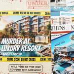 cardly Unsolved Murder Mystery Game - Cold Case Files Investigation Detective Clues/Evidence - Solve The Crime - For Individuals, Date Nights & Party Groups "Murder At Luxury Resort"