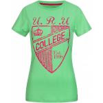 Grüne Kurzärmelige Kinder T-Shirts aus Baumwolle für Mädchen Größe 152 