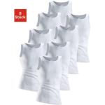 Weiße Ärmellose Clipper Exclusiv Herrenunterhemden aus Baumwolle 