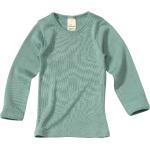 Grüne Langärmelige Alana Bio langarm Unterhemden für Kinder für Babys Größe 104 