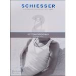 Unterhemd Sportjacke Schiesser 2er Pack Cotton Essentials Feinripp 205144 Gr.5-9
