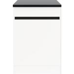 Weiße Optifit Küchenunterschränke mit Schubladen matt mit Schublade Breite 50-100cm, Höhe 50-100cm, Tiefe 50-100cm 