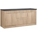 Küchenunterschränke mit online kaufen 150-200cm Schubladen Breite günstig