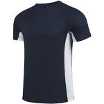Marineblaue Kurzärmelige T-Shirts für Herren Größe 3 XL Große Größen 