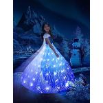 Blaue Die Eiskönigin Elsa Prinzessin-Kostüme für Kinder Größe 110 