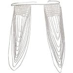 Silberne Schulterketten glänzend aus Metall personalisiert für Damen für Partys 