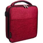 Rote Picknick-Kühltaschen 6,5l mit Reißverschluss klein 