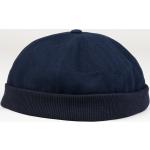 Marineblaue Uprock Snapback-Caps aus Baumwolle für Herren Einheitsgröße 