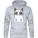 Urban Backwoods Grumpy Cat II Hoodie Kapuzenpullover Sweatshirt, Größe:2XL