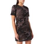 Urban Classics Damen Kleid Ladies Camo Tee Dress, Mehrfarbig (Dark Camo 00784), 38 (M)