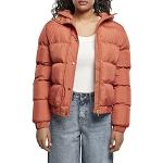 Reduzierte Gesteppte Streetwear Urban Classics Mini Winterjacken mit Reißverschluss mit Kapuze für Damen Größe L für den für den Winter 